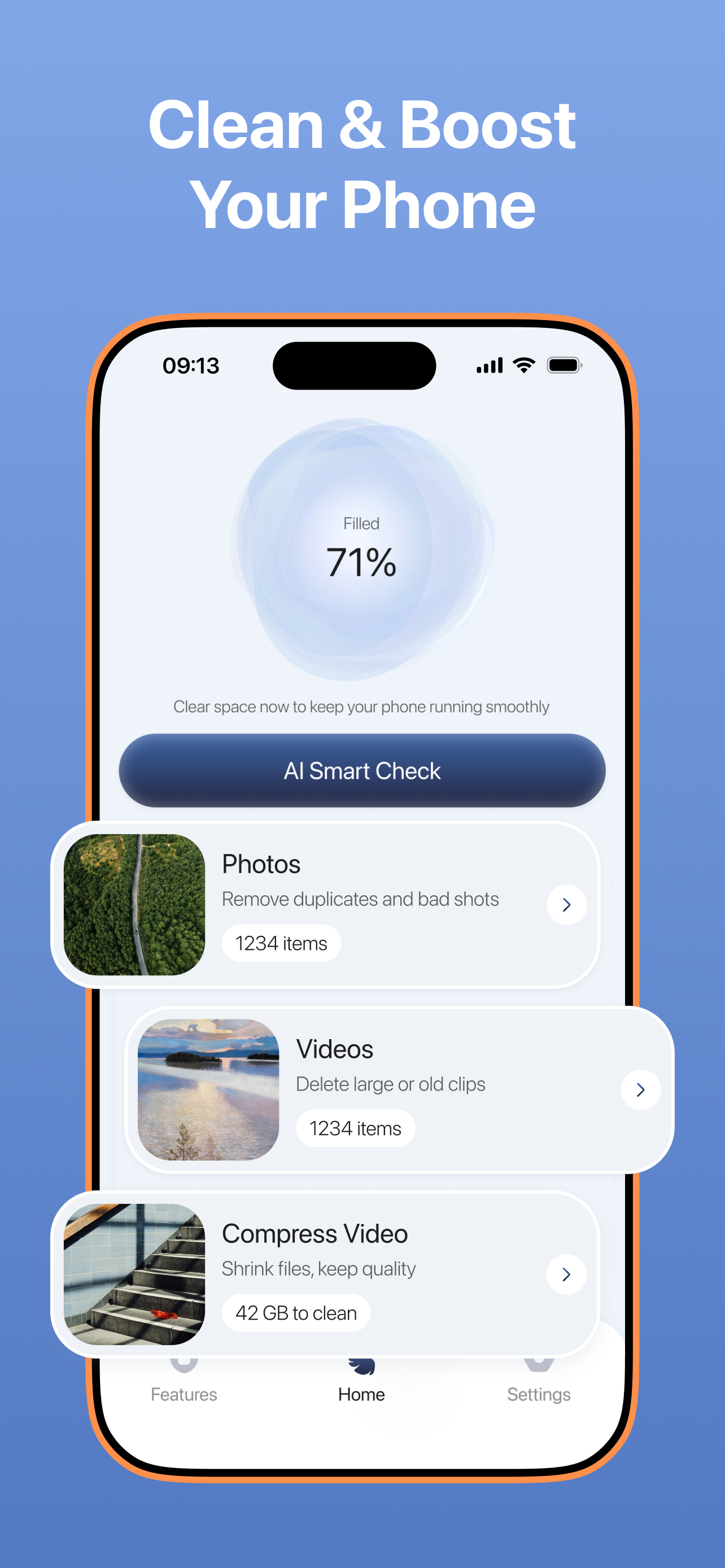 Clearia App Screenshot